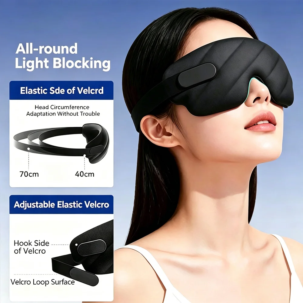 3D Printing Mask - 3D Sleep Mask Contoured Cup Blindfold