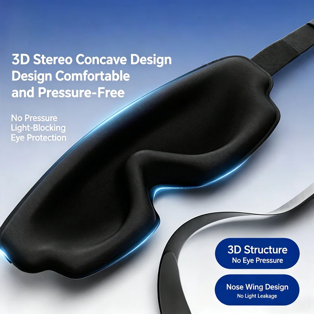 3D Sleep Mask Contoured Cup Bl - 3D Printing Mask recension och pris