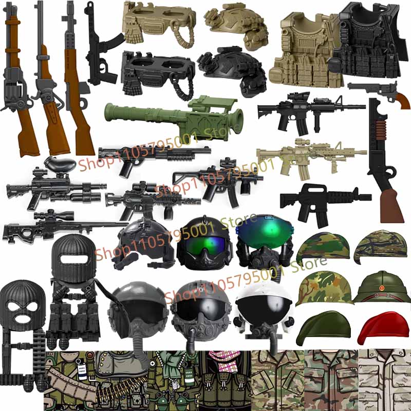Military US Soldiers Figures B - 3D Printing Lego Bricks recension och pris