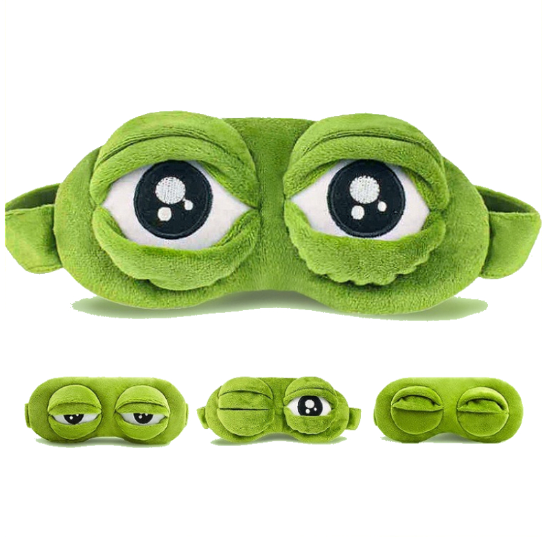 3D Sad Frog Sleep Mask Natural - 3D Printing Mask recension och pris