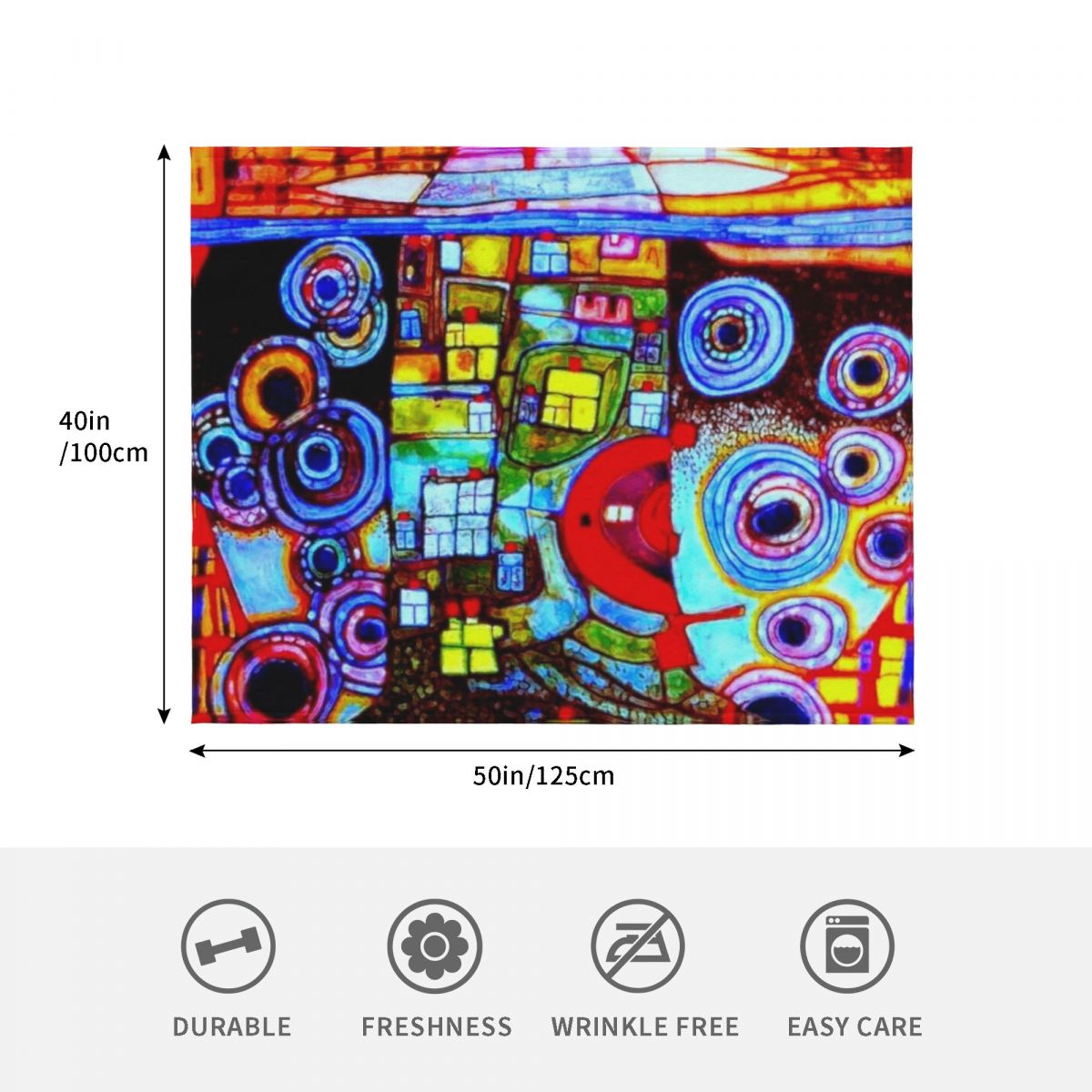 Qatar 813 neon Throw Blanket B - 3D Printing Qatar recension och pris