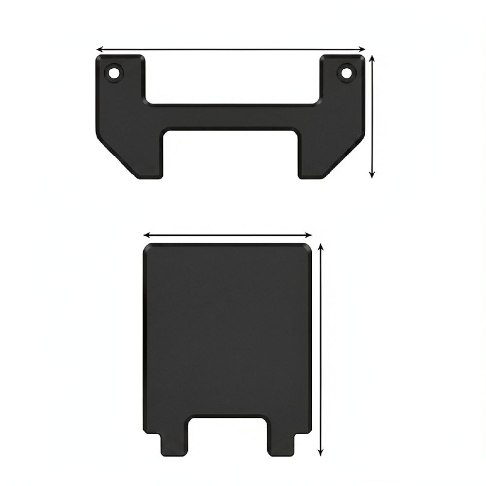 CNC Machined Metal Deflector F - 3D Printing Bambu Lab recension och pris
